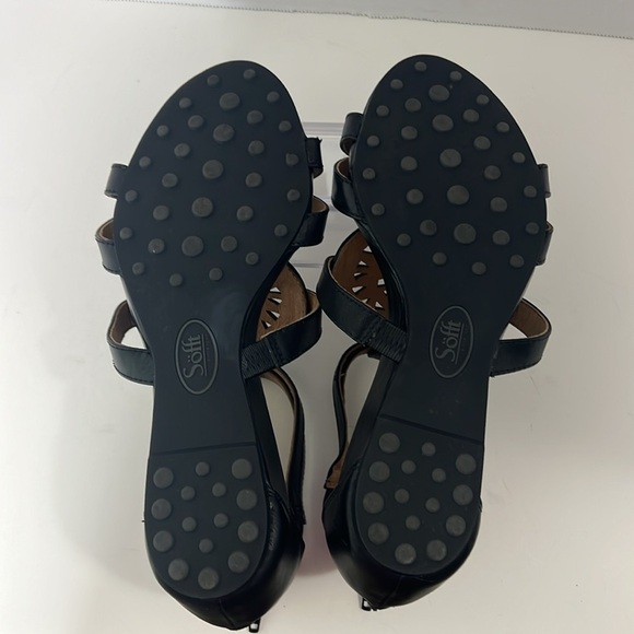 Sofft Breeze Sandals Leather Strappy Comfort Heel 7W - Picture 7 of 7